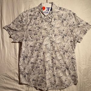 Guess short sleeved button down shirt